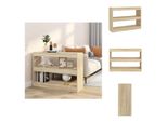 Vidaxl Libreria/Divisorio Sonoma Rovere 100X30X72 Cm - Librerie E Scaffalature