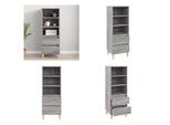 Vidaxl Credenza Grigio Sonoma 40X36X110 Cm Materiale A Base Di Legno - Credenza - Credenza - Madia - Armadio