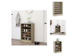 Vidaxl Scarpiera Rovere Sonoma 60X35X92 Cm In Legno - Scarpiere E Armadietti