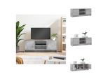 Vidaxl Mobile Tv Grigio Cemento 102X30X37,5 Cm Materiale A Base Di Legno - Mobili Tv