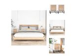 Vidaxl Comodini 2 Pz. Bianco 40X30X55,5 Cm Materiale A Base Di Legno E Ferro - Comodini