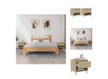 Vidaxl Comodini 2 Pezzi Rovere Sonoma 50X46X50 Cm Materiale A Base Di Legno - Comodini