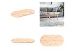 Vidaxl Piano Da Tavolo 80X40X2,5 Cm In Legno Massiccio Di Pino Ovale - Piano Da Tavolo - Piani Da Tavolo - Piano Da Tavolo In Legno - Piano Da Tavolo In Legno Massiccio