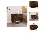 Vidaxl Comodino Rovere Fumé 50X46X50 Cm Materiale A Base Di Legno - Comodini