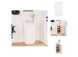 Vidaxl Scarpiera Bianca 35X35X80 Cm In Legno Di Pino Massiccio - Scarpiere E Armadietti