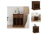 Vidaxl Comodino Effetto Rovere Marrone 43X36X50 Cm - Comodini