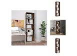 Vidaxl Libreria In Rovere Affumicato 45X24X160 Cm In Legno - Librerie E Scaffalature