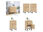 Vidaxl Credenze 2 Pezzi Rovere Sonoma 40X35X70 Cm Materiale A Base Di Legno - Credenza - Credenze - Cassettiera - Credenza