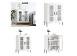 Vidaxl Credenza Bianca Lucida 69,5X34X90 Cm In Legno - Credenza - Credenza - Armadio - Armadio Portaoggetti