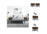 Vidaxl Comodini 2 Pz. Materiale In Legno Effetto Rovere Marrone 40X42X45 Cm - Comodini
