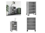 Vidaxl Credenza Betongrau 57X35X90 Cm Holzwerkstoff - Credenza - Credenze - Credenza - Kabinett