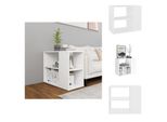 Vidaxl Tavolino Bianco 60X30X50 Cm In Legno - Credenze
