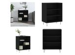 Vidaxl Credenza Schwarz 57X35X70 Cm Holzwerkstoff - Credenza - Credenze - Lagerschrank - Buffet