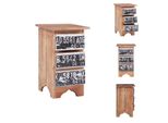 Vidaxl Comodino 30X30X51 Cm In Legno Massiccio Antico - Comodini