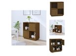 Vidaxl Credenza Marrone Miele 74X35X80 Cm In Legno Di Pino Massiccio - Credenze