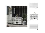 Vidaxl Credenza Bianca Lucida 103,5X35X70 Cm In Legno - Credenze