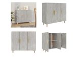 Vidaxl Credenza Grigio Cemento 90X34X80 Cm In Legno - Credenza - Credenza - Armadio - Armadio Portaoggetti