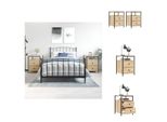Vidaxl Comodini 2 Pezzi Rovere Sonoma 44X45X60 Cm Materiale A Base Di Legno - Comodini