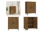Vidaxl Credenza In Rovere Marrone 70X34X90 Cm In Legno - Credenza - Credenza - Armadio - Armadio Portaoggetti
