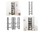 Scaffale Vidaxl In Cemento Grigio 60X30X210 Cm A Base Di Legno - Scaffale Di Stoccaggio - Scaffale Di Stoccaggio - Scaffale - Scaffale - Scaffali
