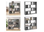 Vidaxl Libreria/Divisorio Per Ambienti Grigio Sonoma 105X24X102 Cm - Libreria - Scaffali Per Libri - Libreria - Divisorio Per Ambienti