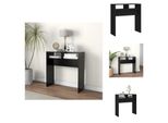 Vidaxl Consolle Nera 78X30X80 Cm In Materiale Ligneo - Tavolini