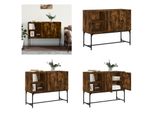 Vidaxl Credenza In Rovere Affumicato 100X40X79,5 Cm Materiale A Base Di Legno - Credenza - Credenze - Cassettiera - Credenza