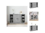 Vidaxl Credenza Grigio Cemento 100X35,5X60 Cm Materiale Legno - Credenze