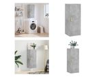 Vidaxl Armadio A Muro Grigio Cemento 34,5X34X90 Cm - Armadio A Muro - Armadio A Muro - Armadio - Armadio Portaoggetti