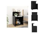 Vidaxl Comodino Nero 40X35X60 Cm Materiale Legno - Comodini