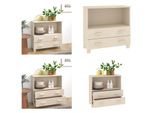 Vidaxl Credenza Hamar Marrone Miele 85X35X80 Cm Pino Massiccio - Credenza - Credenze - Credenza In Legno - Credenza In Legno Massiccio