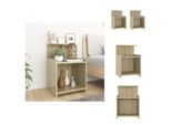 Vidaxl Comodini 2 Pezzi Rovere Sonoma 40X35X60 Cm Materiale A Base Di Legno - Comodini