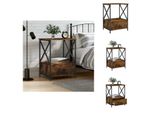 Vidaxl Comodino Rovere Fumé 50X41X65 Cm Materiale A Base Di Legno - Comodini