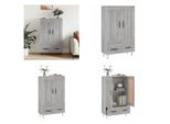 Vidaxl Credenza Grigio Sonoma 69,5X31X115 Cm Materiale A Base Di Legno - Credenza - Credenza - Madia - Armadio