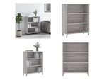 Vidaxl Armadio A Ripiani Grigio Sonoma 69,5X32,5X90 Cm Materiale A Base Di Legno - Armadio A Ripiani - Armadio A Ripiani - Armadio A Ripiani - Libreria