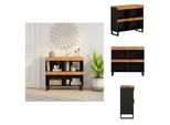 Vidaxl Tavolino 85X33X75 Cm In Legno Massiccio Di Acacia - Comodini