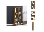 Vidaxl Libreria In Rovere Affumicato 67X24X161 Cm Materiale A Base Di Legno - Librerie E Scaffali