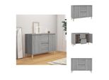 Vidaxl Credenza Grigio Rovere Sonoma 103,5X35X70 Cm Materiale Legno - Credenze