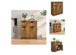 Vidaxl Credenza Rovere Affumicato 60X30X70 Cm Materiale Legno - Credenze
