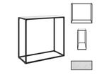 Vidaxl Consolle Bianca 80X35X75 Cm In Vetro Temperato - Tavoli Laterali
