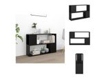 Vidaxl Libreria Nera 100X24X63 Cm Materiale A Base Di Legno - Librerie E Scaffali