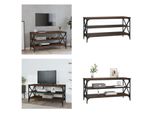 Mobile Tv Vidaxl Look Rovere Marrone 100X40X50 Cm Materiale A Base Di Legno - Mobile Tv - Mobile Tv - Mobile Tv - Supporto Tv