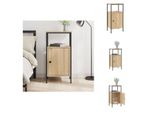 Vidaxl Comodino Rovere Sonoma 41X31X80 Cm Materiale Legno - Comodini