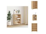 Vidaxl Credenza Sonoma-Quercia 57X35X90 Cm Materiale A Base Di Legno - Credenze