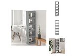 Vidaxl Libreria/Divisorio Grigio Sonoma 40X30X166 Cm - Librerie E Scaffalature