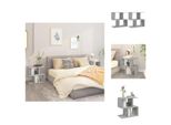 Vidaxl Comodini 2 Pz. Grigio Sonoma 50X30X51,5 Cm Materiale A Base Di Legno - Comodini