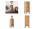 Vidaxl Credenza In Rovere Sonoma 34,5X32,5X90 Cm - Credenza - Credenze - Armadio - Armadio Portaoggetti