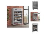 Vidaxl Scarpiera Grigio Sonoma 60X35X105 Cm Materiale A Base Di Legno - Scarpiere E Armadietti