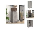Vidaxl Portascarpe Grigio Cemento 30X35X70 Cm In Legno - Portascarpe E Armadietti