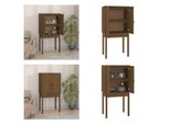Vidaxl Credenza Marrone Miele 60X40X120 Cm In Pino Massiccio - Credenza - Credenze - Credenza In Legno - Mobile